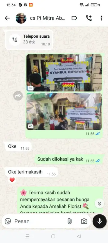 Testimonial Papan ucapan BATANG